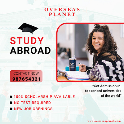 Study Abroad social media post template banner banner design graphic design post template poster poster design social media post template poster