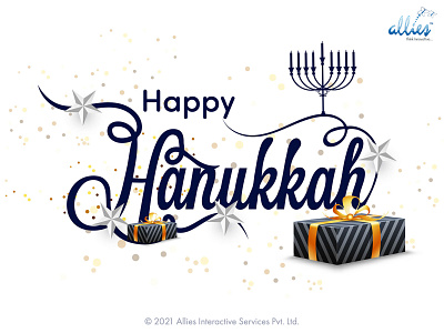 Happy Hanukkah amend atoneatonement atonement candelabrum candlestick chanuka december fasting fastingfeast festival greeting hanukkah hebrew holiday jewish menorah poster pray regret rosh