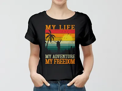 Freedom T-Shirt Design apparel apparel design branding clothing design custom t shirt freedom t shirt graphic design print design printing t shirt retro t shirt design shirt design shirts t shirt design t shirts tee shirt tee shirt design tees tshirt mockup tshirtdesign vintage t shirt