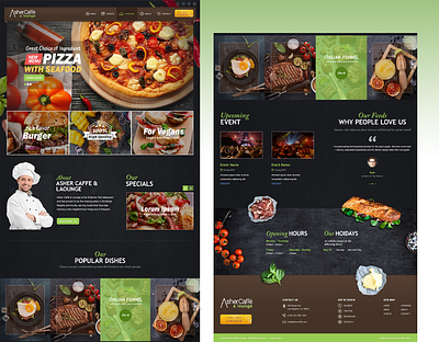 Pizza Website graphic design ui ui ux website website design