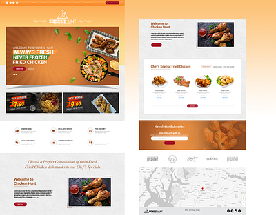 Food graphic design ui ui ux web design website website mockup