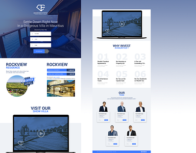 Dimond Estate (project name) ui ui ux web design website design