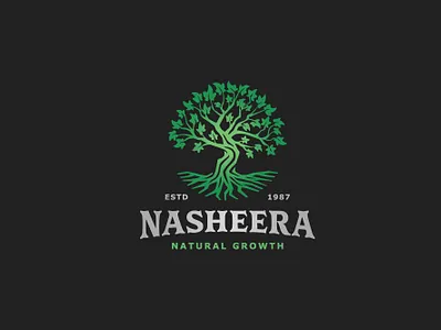 Tree logo branding classic global warming illustration leaf leaves logo mark medicine naturopath negative space plant planting real estate roots tree vector