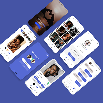 Meet Up Dating App dating app design figma design