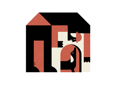 Dog House graphic design illustration