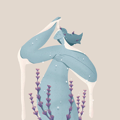 Soft feelings characterillustration design digitalart illustration illustrator nature procreate