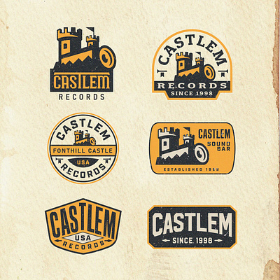 CASTLEM RECORDS LOGO SOUNDS LOGO animation branding castle logo creative creative logo design designollo graphic design identity illustration king loog kingdom logo logo logodesign logotype motion graphics music logo records logo studio logo ui