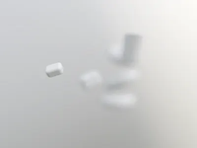 Depth 05 3d abstract depth design explore lighting modeling shade shapes soft vectary