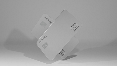 Glassy 3D Debit Card Design 3d debit card design graphic design