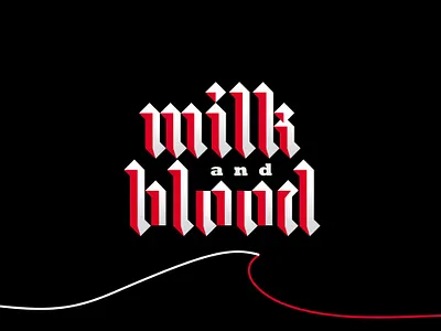 Milk and Blood surfing beach blood branding competition design logo logo design milk minimal north europe ocean paddleboarding sail sea sport sup surfing vector wave windsurfing