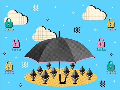 Illustration for crypto article - Argent crypto illustration crypto market design digital illustration flat illustration graphic design illustration vector vector illustration