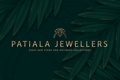 Patiala Jewelers branding design diamond logo feminine graphic design illustration jewellery logo logo logo design luxury logo ring logo signature logo typography ui vector