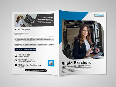 Bi-Fold Brochure Design ad advertise advertisement agency bi fold brochure bi fold brochure template branding brochure business flyer corporate corporate flyer design flyer flyer design marketing minimal minimalist minimalist logo modern real estate brochure tri fold brochure