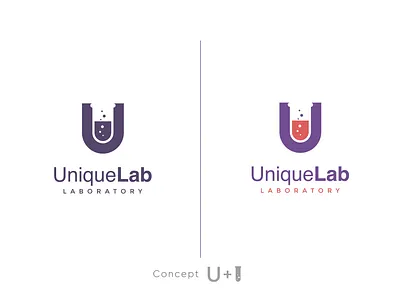 UniqueLab bauble branding business circle creative formula lab laboratory logo logo design logo designer logo maker logos minimalist modern research scientific software tech technology