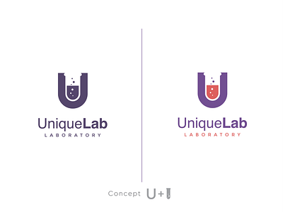 UniqueLab bauble branding business circle creative formula lab laboratory logo logo design logo designer logo maker logos minimalist modern research scientific software tech technology