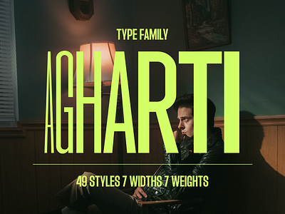 Agharti Super Condensed Type Family 80s 90s bold bold font branding condensed design font headline poster typeface