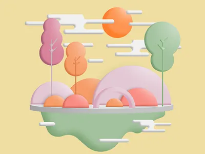 Candyland artwork design illustration visual design