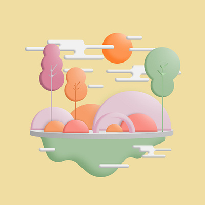 Candyland artwork design illustration visual design