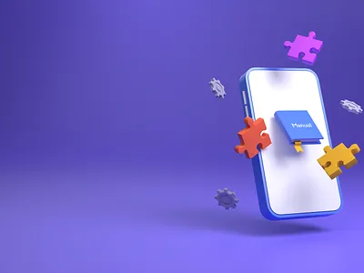 Augmented reality 3d application augmented reality blender illustration lowpoly web