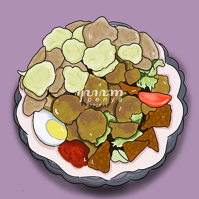 Gado gado corel design food food illustration illustration illustrator ilustration indonesia logo ui