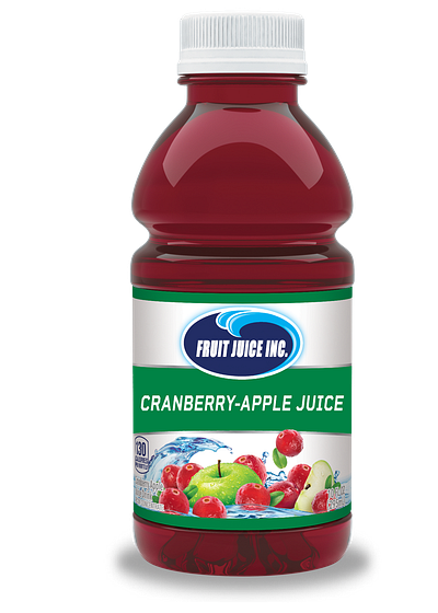 FJI Cran-Apple Bottle branding design graphic design