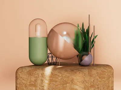 Pastel 3d arnold c4d cinema4d colorful colors peter tarka petertarka render rendering stye tarka