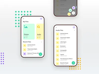 Files Apps UI Design design figma mobile ui ux
