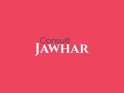 Consult Jawhar logo brand branding consultation egypt graphic design logo logo design logo designer logos qatar saudiaarabia