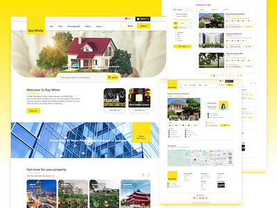 Ray White Website redesign webdesign website