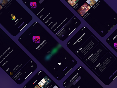 Cloud player | Free UI app apple cloud color design figma free ios music player ui