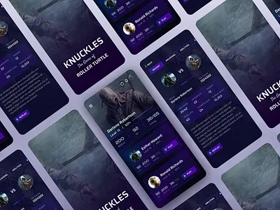 KNUCKLES - Game UI Design app design application apps game game app game application game ui game ui design games games ui games ui design mobile app ui design ui ux design ux design