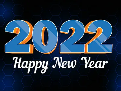 Happy New Year 2022 2022 branding design designer mahabub graphic design happy new year 2022 illustration new 2022 new year 2022 typography
