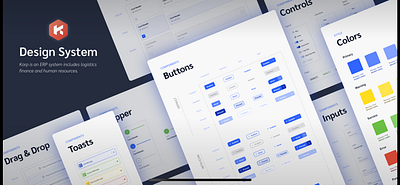 Design System branding dashboard design strategy design system erp komponent library tone of voice web design