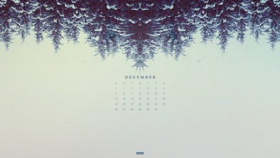 December 2021 4k calendar download nature snow wallpaper