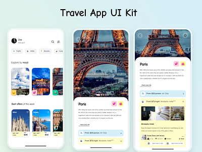 Travel App Ui Design app design app designer clean design illustration landingpage landingpagedesign landingpagedesigner mobile app tour app travel app ui uiinspiration uiux user interface ux uxdesign uxdesigner uxresearch website