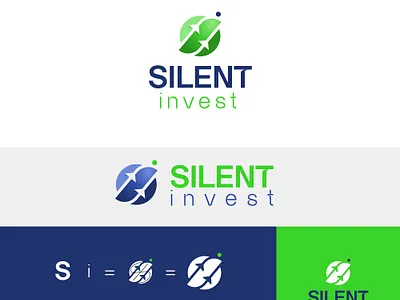 Silent Invest adobe illustrator app icon application design illustration illustrator logo minimalist logo modern logo