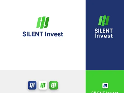 Silent Invest Logo adobe illustrator app icon application design illustration illustrator logo minimalist logo modern logo ui