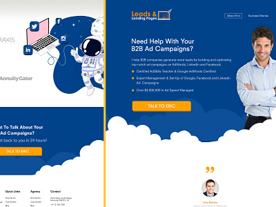 Leads Generation Website branding design illustration ui ui design website design