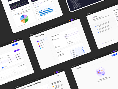 Ahana - Data management SaaS analytics saas aws clusters console dashboard dashboard saas data analysis data analysis ui database saas presto presto saas presto ui saas app saas table semiflat semiflat studio web application