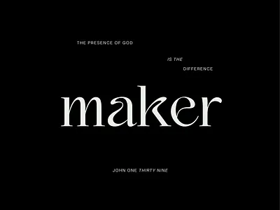 Difference Maker branding design illustration lockup logo type typography vector