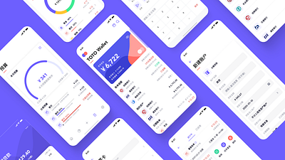 TOTO Wallet app design ios14 ui