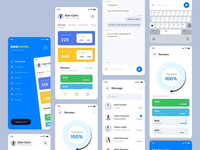 Medical Management System Apps - Dashboard admin admin panel app design apps dashboard dashboard app dashboard system medical medical system mobile mobile design ui design