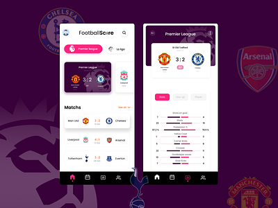 Football App ui