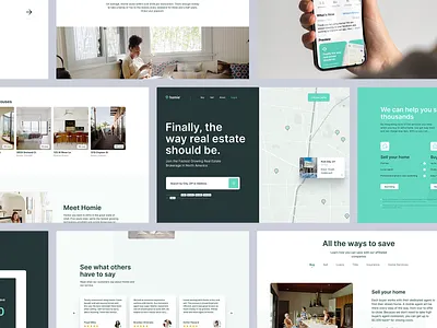 Homie • Design Direction 2 branding creative agency creative direction design direction design studio los angeles real estate startup ui ux visual design