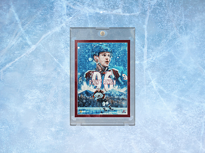 Mikko Rantanen | Hockey Card Design adobe avalanche colorado concept concept art denver design hockey hockey card hockey design mockup nhl photoshop product design sports sports card sports design