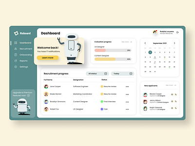 Management system for recruiters dashboard design hrdashboard illustration interface managementsystem ui uidaily uiinspiration userinterface ux