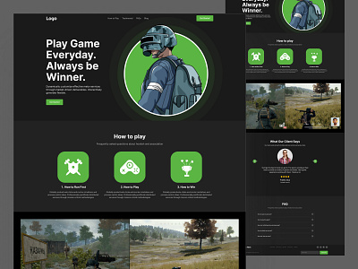 NFT Game Landing Page 3d animation blockchain branding creative cryptocurrency design game graphic design illustration landing page nft nfts online game ui uiux ux virtual reality webdesign website
