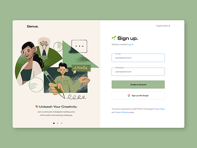 Sign Up dailyui design designer productdesign sign up ui uiux