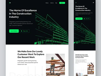 Architectural Studio architectural architectural studio architecture landing page architecture landing page design exterior architecture graphic design interior architecture landing page design minimal design popular design real estate responsive responsive design website