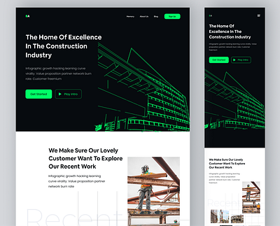 Architectural Studio architectural architectural studio architecture landing page architecture landing page design exterior architecture graphic design interior architecture landing page design minimal design popular design real estate responsive responsive design website